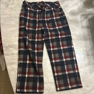 Boys Holiday Checked Pants, Patachou 3Y